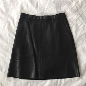 Zara Faux Leather Skirt